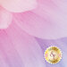 A soft, abstract background featuring shades of pink and purple, with a logo for Shabby Fabrics in the corner.