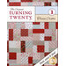 Cover of a quilting book titled The Original Turning Twenty by Tricia Cribbs. The design features a patchwork pattern with various colors, including red, white, and floral prints. A banner at the bottom reads Fast, easy & fun! along with a logo.