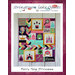 The front of the pattern, showing the finished quilt hung up on a rustic background with the title and author of the pattern.