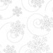 Tonal white trailing snowflake design | Shabby Fabrics