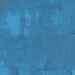 Bright blue grunge textured fabric | Shabby Fabrics