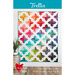 The front of the Trellis pattern featuring a rainbow palette by Cluck Cluck Sew