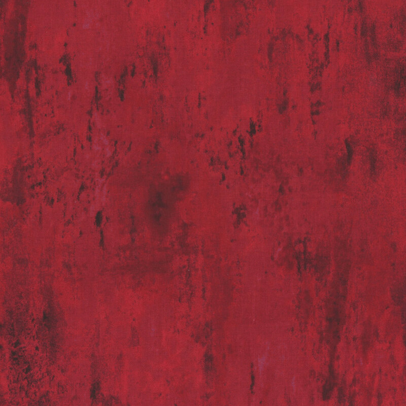 Tonal red fabric featuring a worn vintage texture.