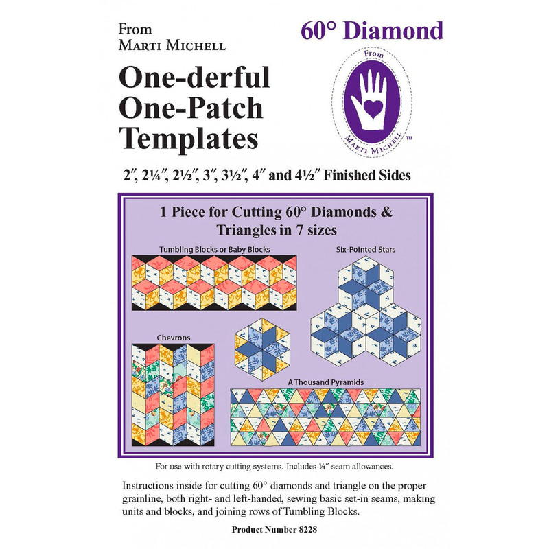 One-Derful One-Patch 60 Degree Diamond Template