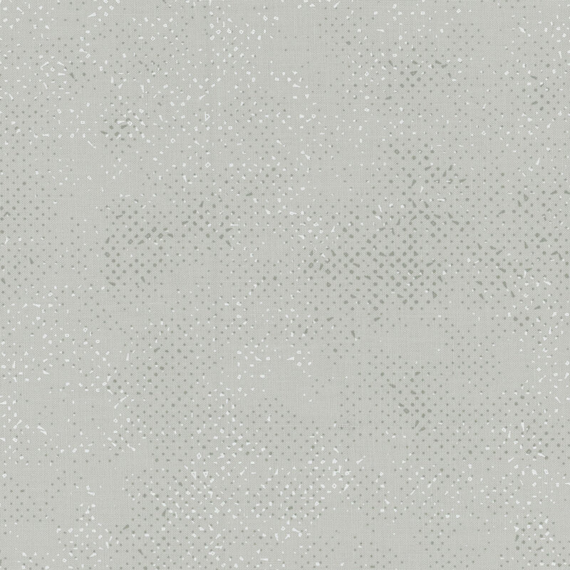 Textured gray fabric with a pattern of small tonal speckles