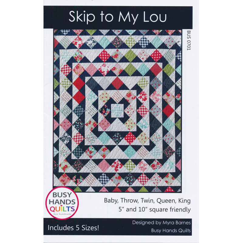 The front of the Skip to My Lou Pattern