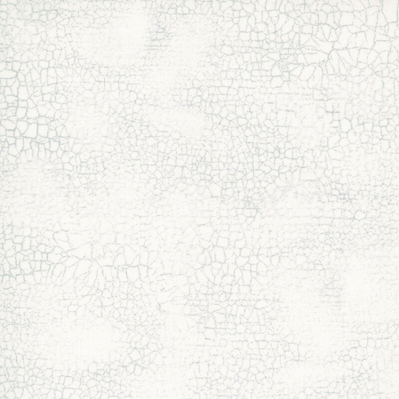 Mottled tonal cream white fabric features crackle texture design | Shabby Fabrics