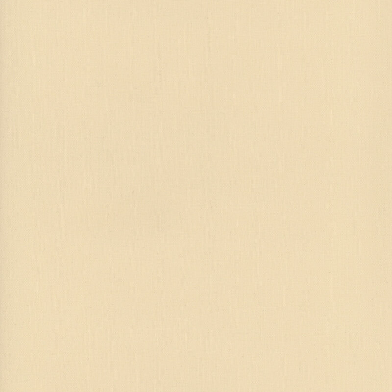 Solid cream fabric swatch.