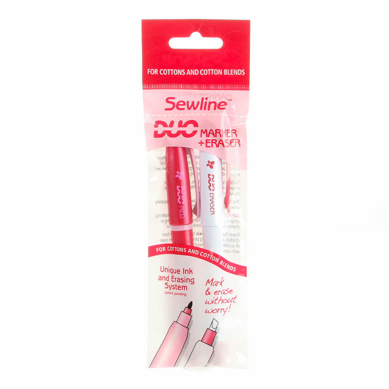 Sewline Duo Medium Point Fabric Marker + Eraser