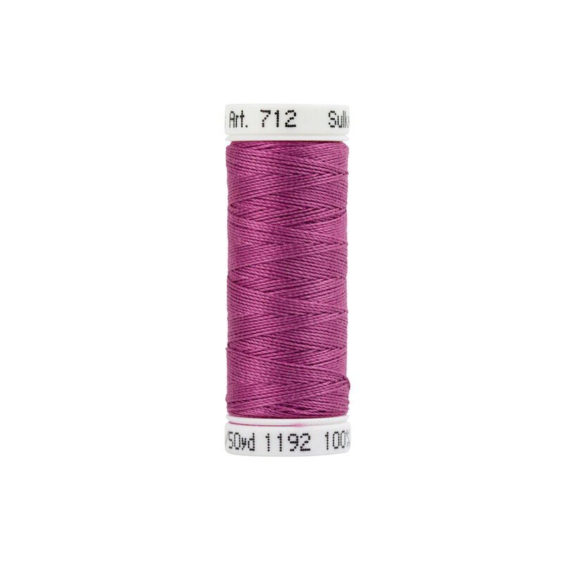 Spool of Fuchsia Sulky Petite Cotton 12wt thread