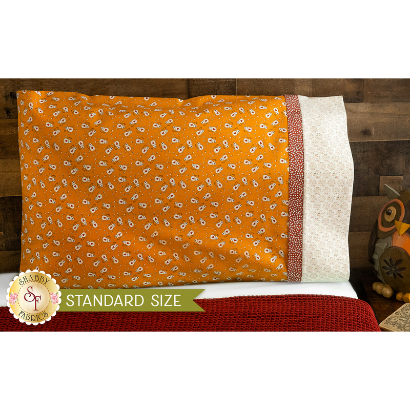 Magic Pillowcase - Animal Crackers - Orange Monkeys - Standard Size - SAMPLE PILLOWCASE