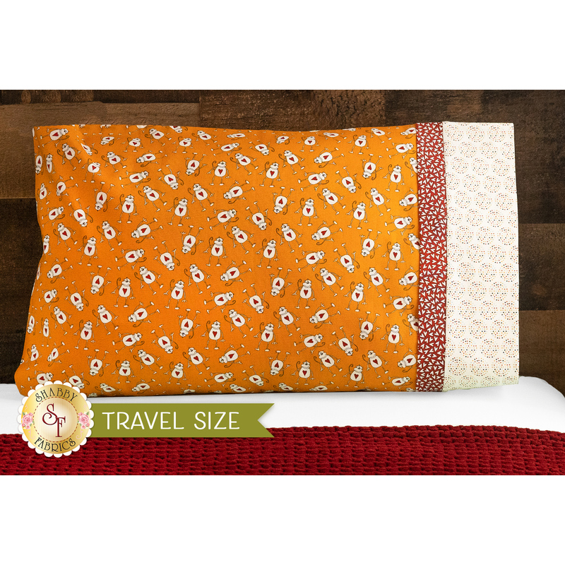An adorable children's magic pillowcase resting on a bed