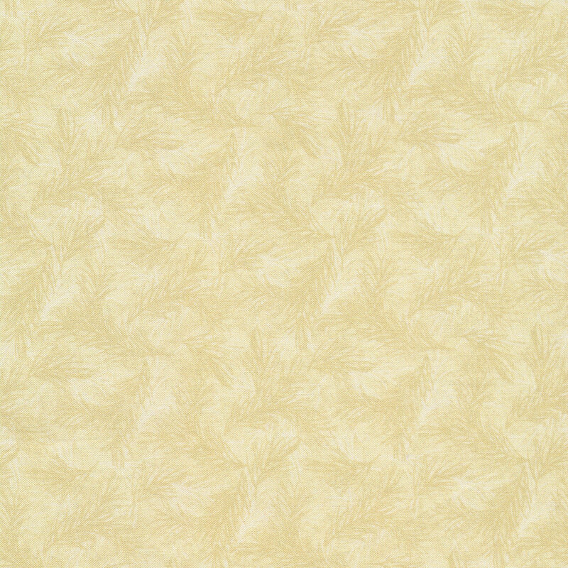 Tonal pine branches on cream