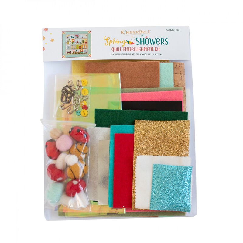 Kimberbell - Spring Showers Quilt - Embellishment Kit front