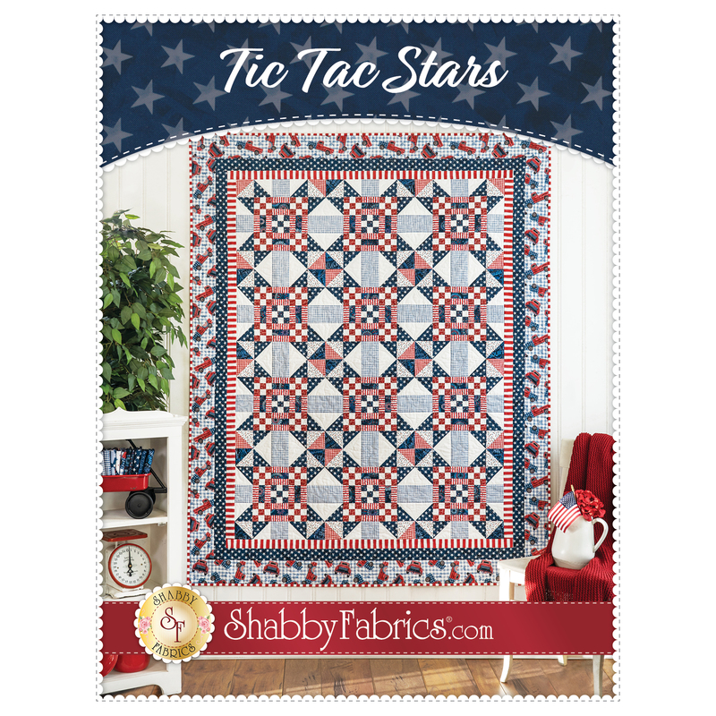 Tic Tac Stars Quilt - Pattern front