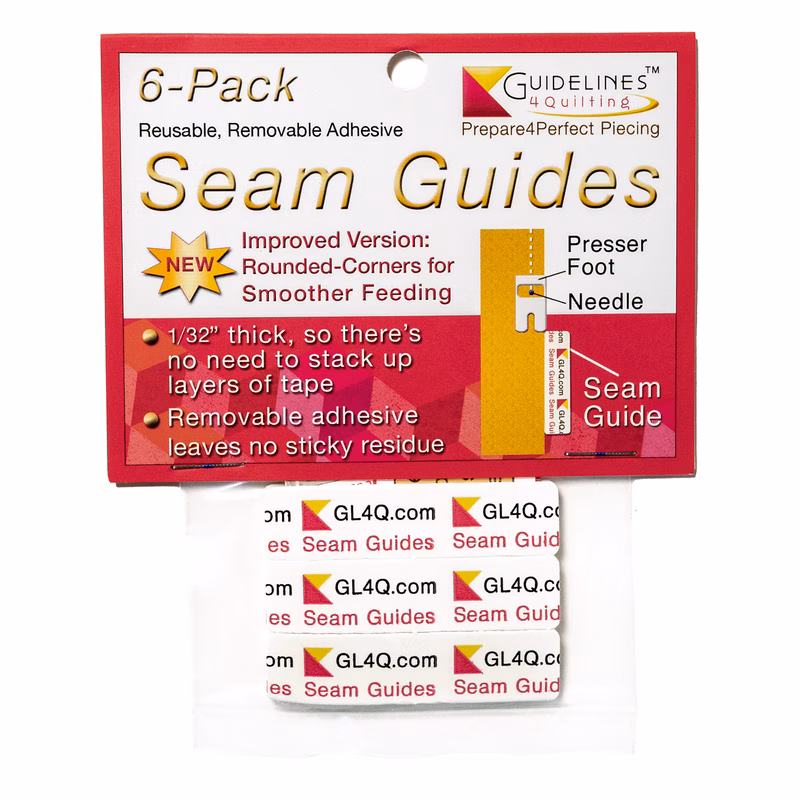 A pack of Guidelines Seam Guides, isolated on a white background.
