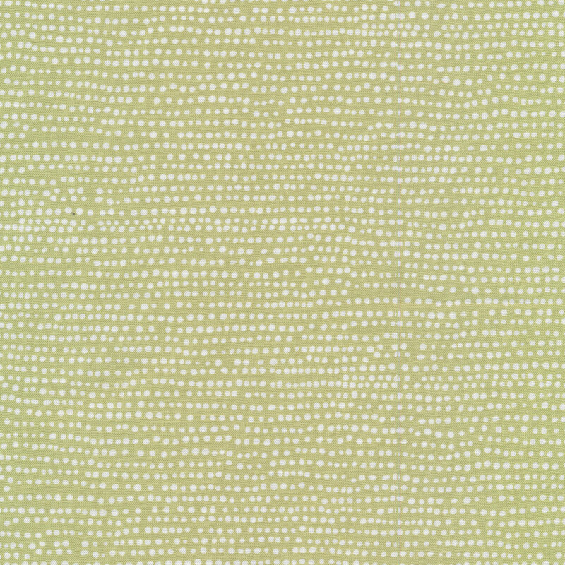 Light green fabric with small white dots all over