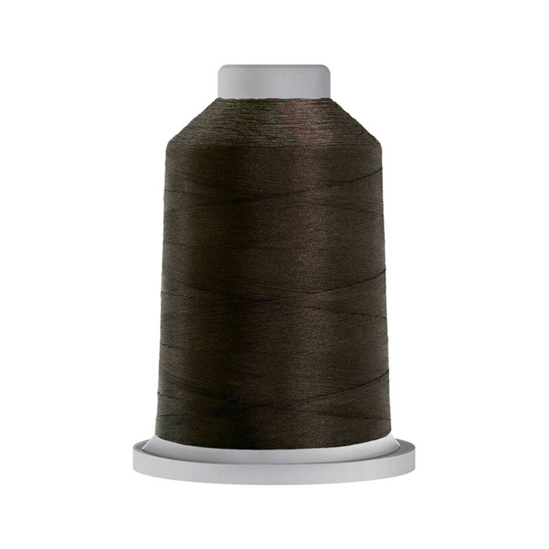 A spool of Black Glide Machine Embroidery Thread