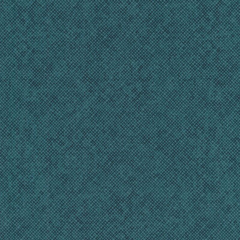 Teal textured fabric with woven look