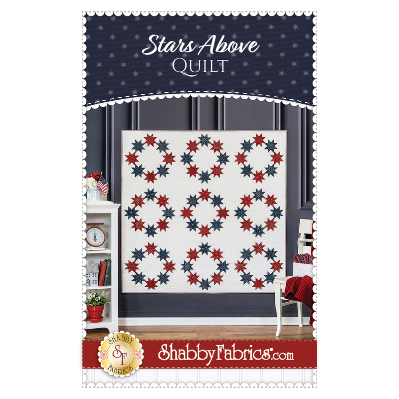 Stars Aboce Quilt pattern front