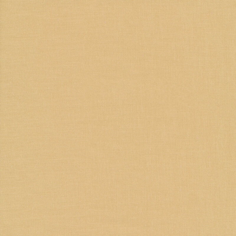 A smooth, solid golden tan fabric swatch.