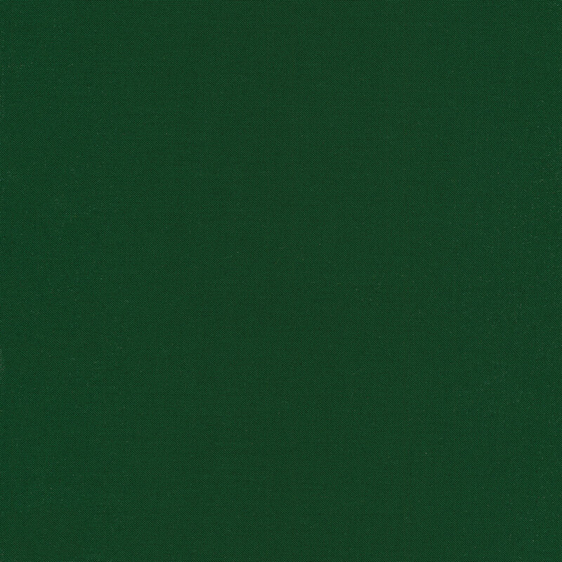 A smooth, dark Christmas green fabric with a subtle texture