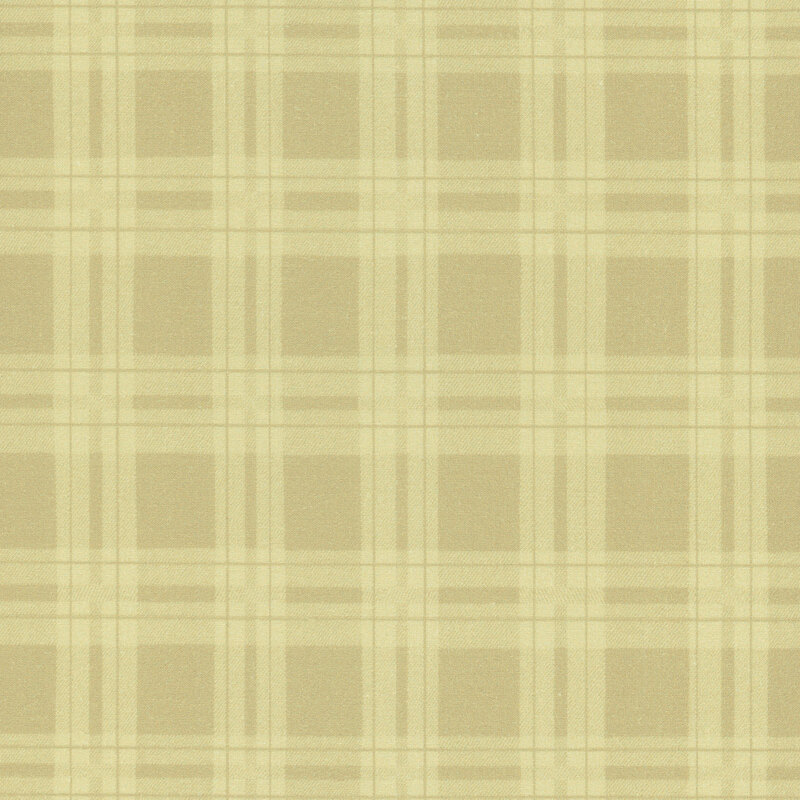 Light tan and cream plaid fabric