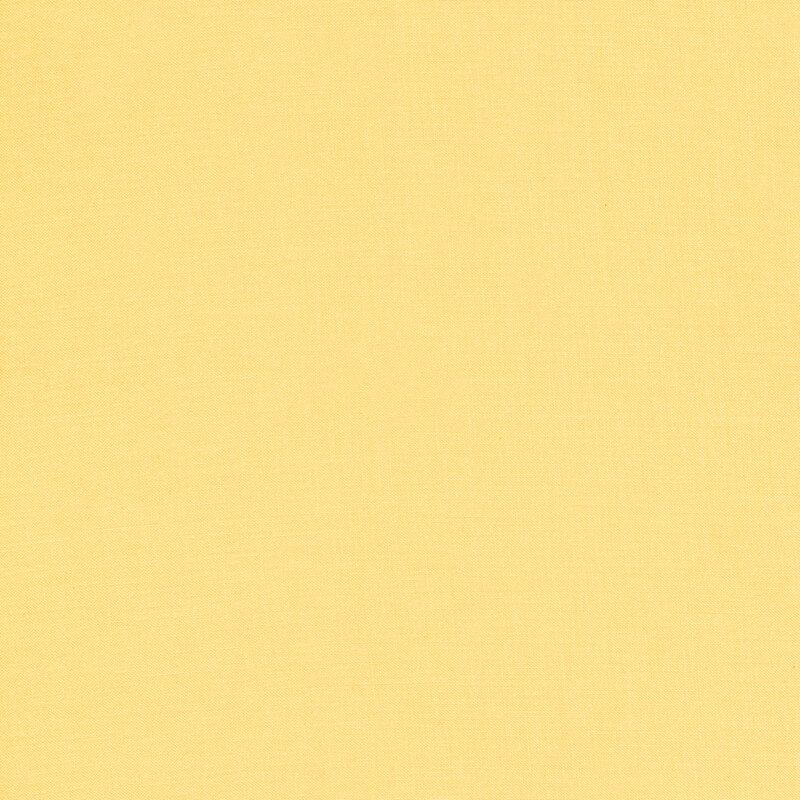 A smooth, solid baby yellow fabric swatch.