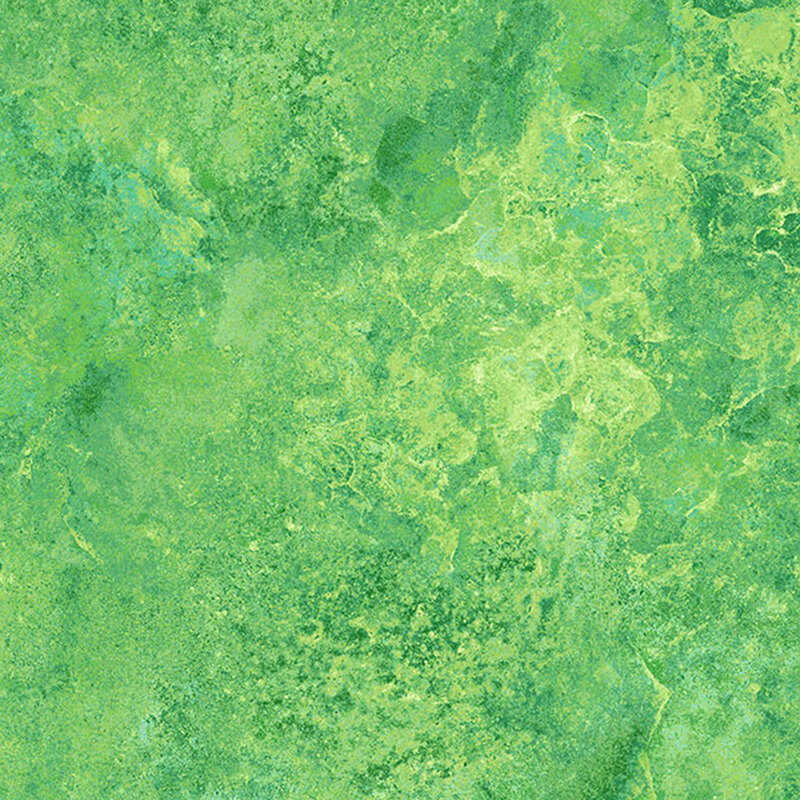 A marbled green fabric with mottling throughout