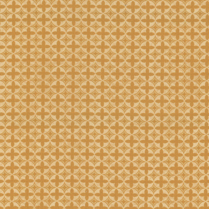 Tonal light tan geometric fabric.