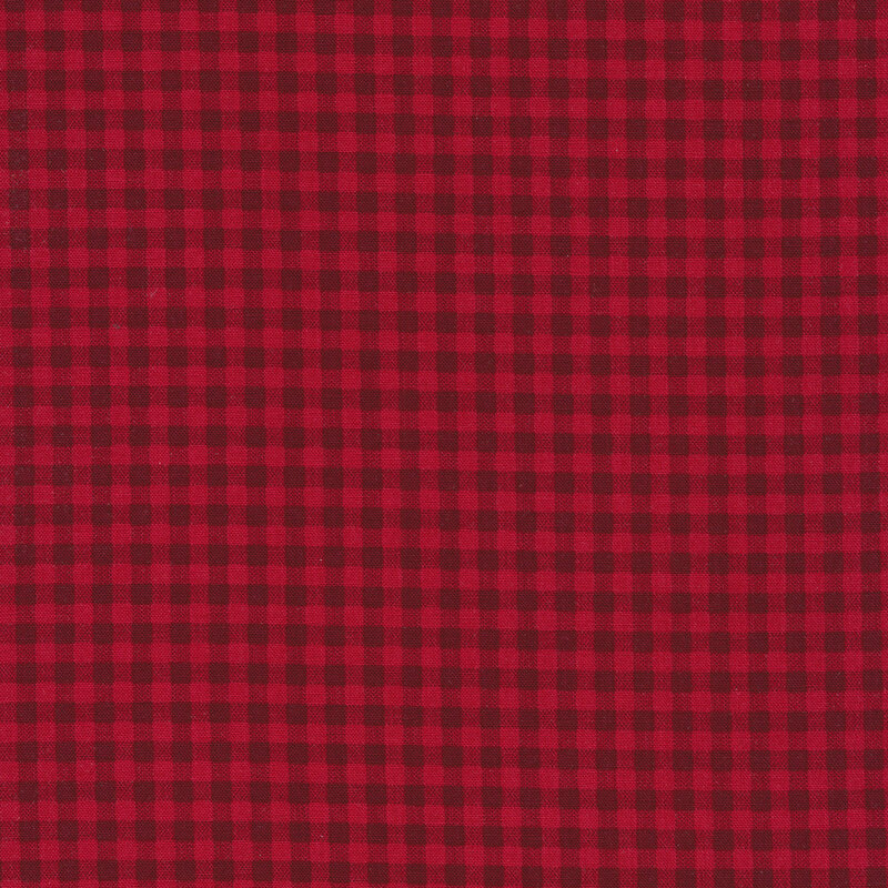red and dark red colored gingham