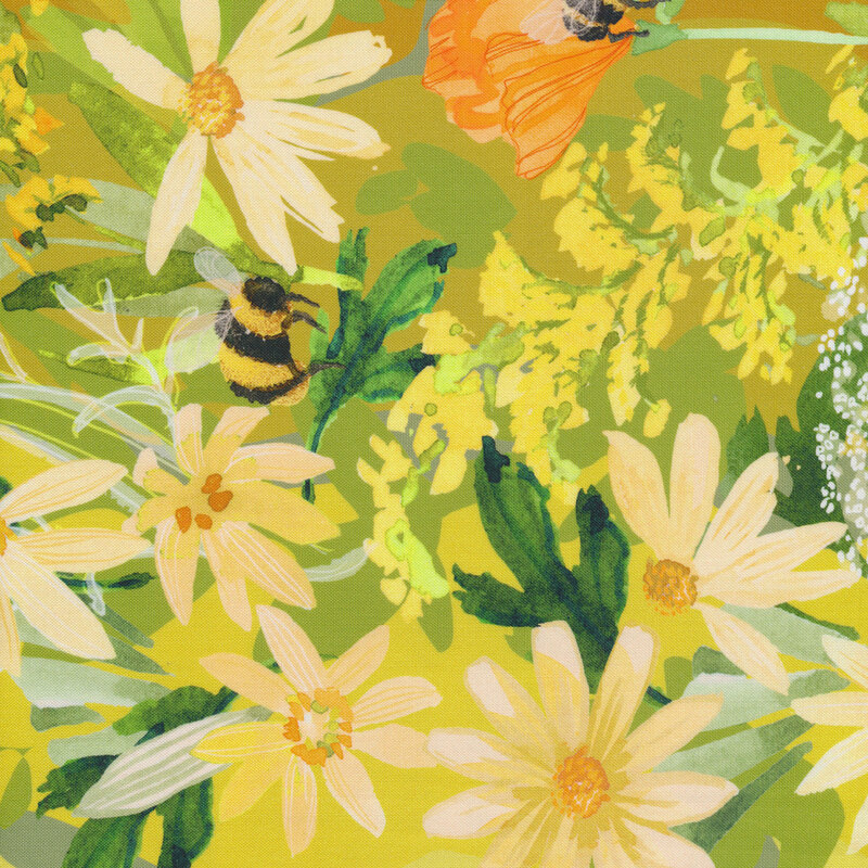 Wild Blossoms 48730-11 Ombre by Robin Pickens for Moda Fabrics