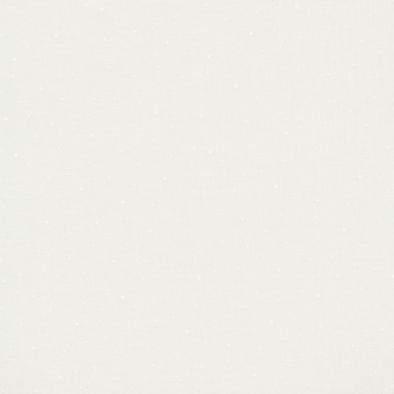 White tone on tone fabric white with tiny white dots all over