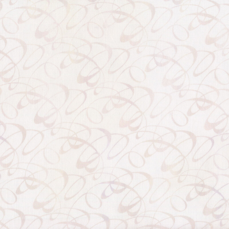 cream tonal swirls on an off white background