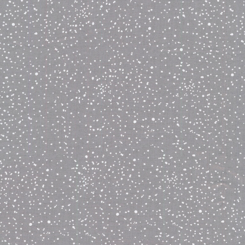 gray fabric with white abstract spots