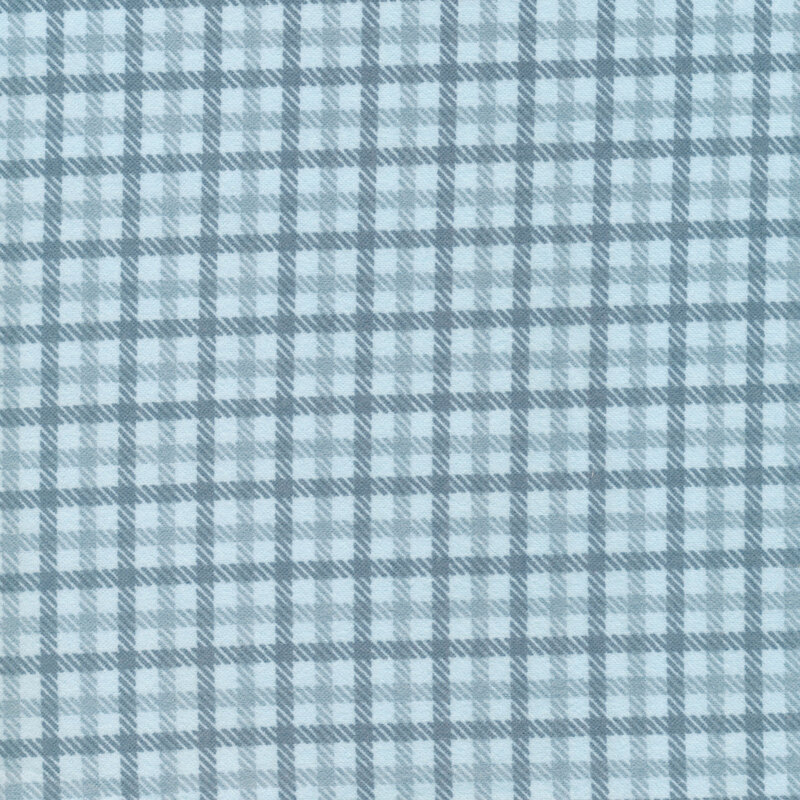  blue flannel with tonal blue plaid