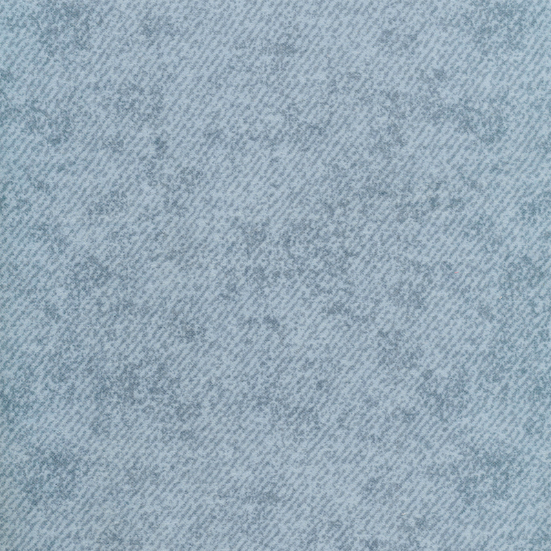 Mid Blue flannel fabric with darker blue mottled texture