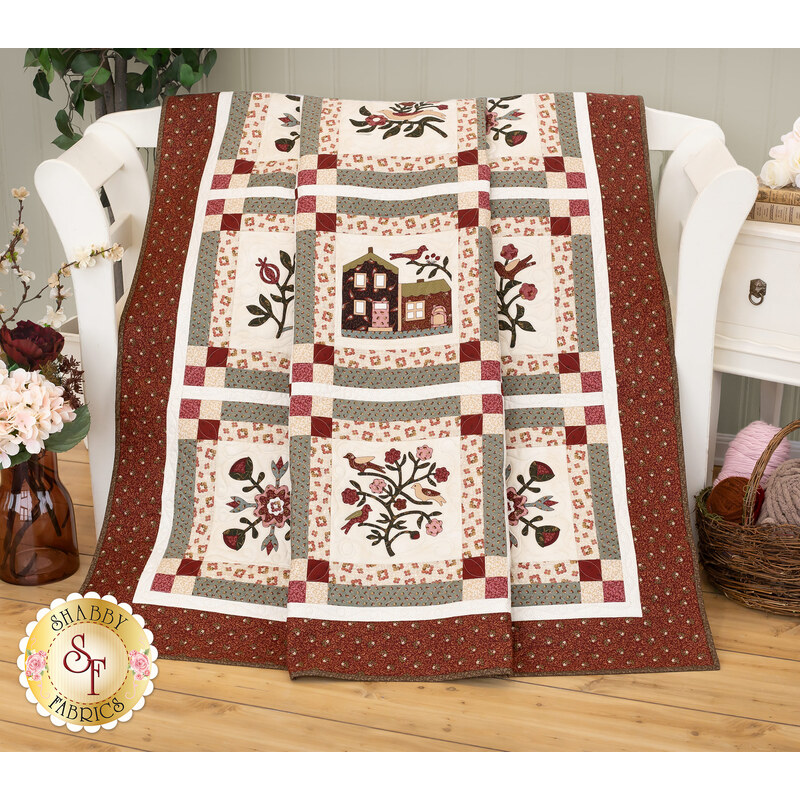 Fanfare Quilt Kit featuring O hot Tannenbaum designed by QT Fabrics