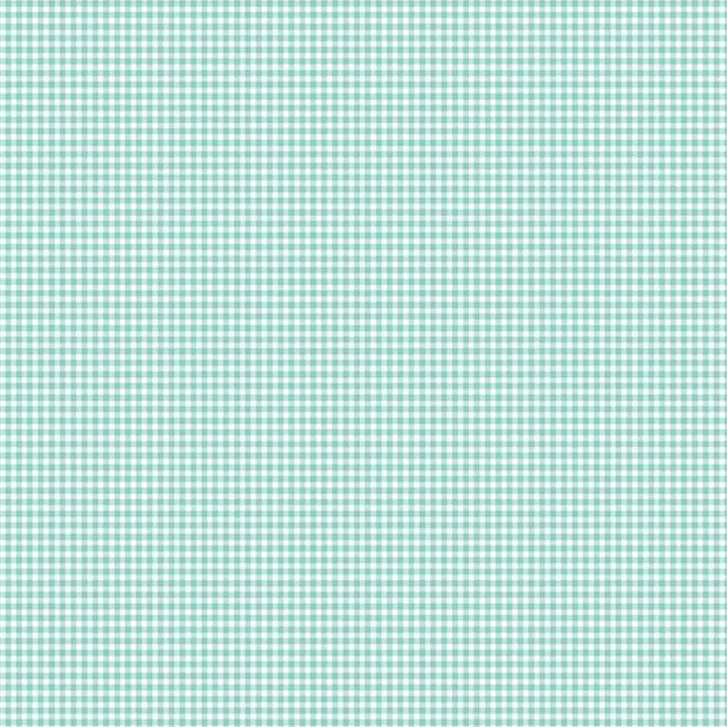 Light teal background with a subtle checked pattern in a grid layout.