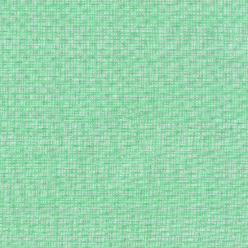 Light mint fabric with darker tonal textured cross hatching