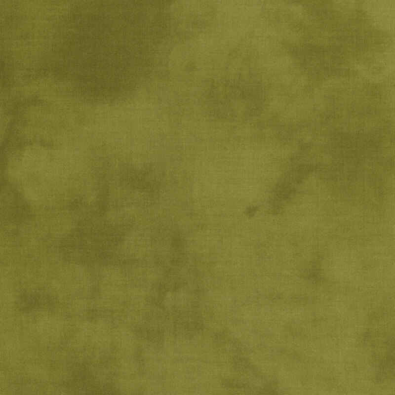 mottled olive green fabric