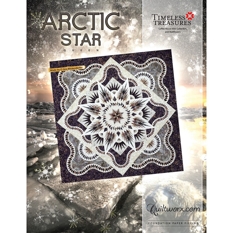 The front of Arctic Star Queen pattern