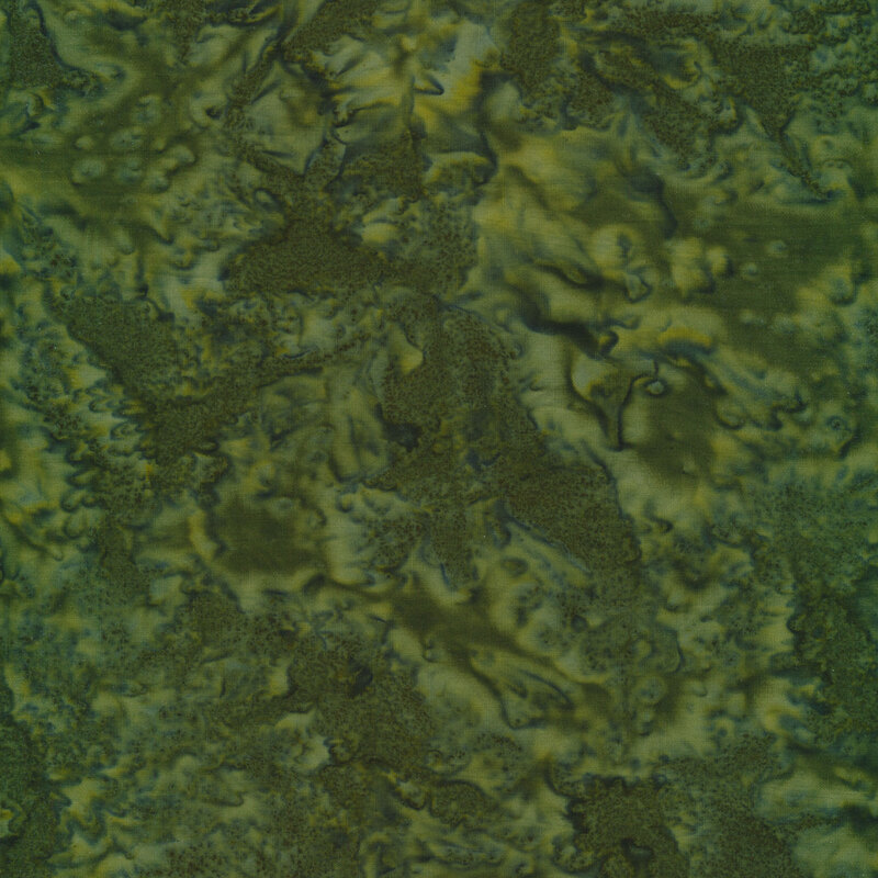 Deep green mottled fabric