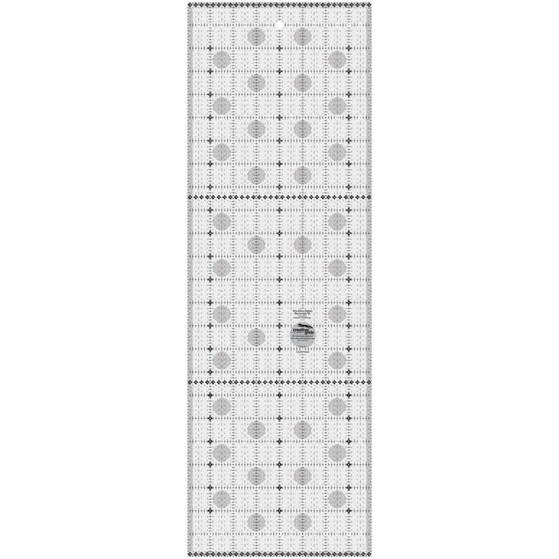 Creative Grids Itty-Bitty Eights Rectangle XL 8in x 24in Quilt Ruler