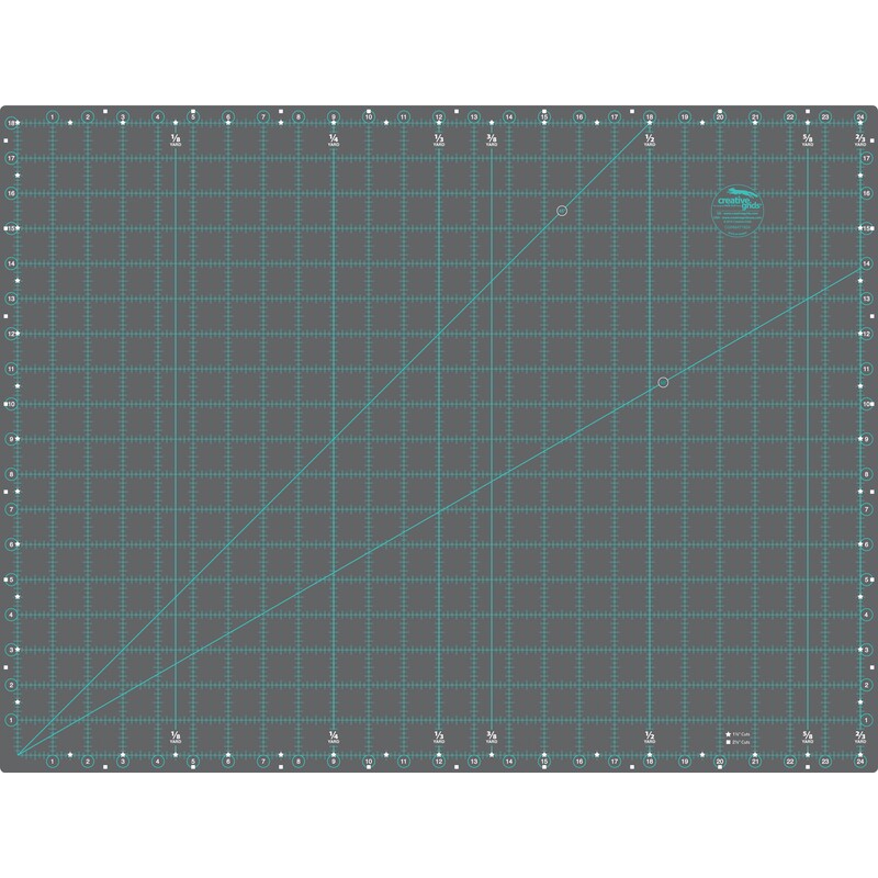 Creative Grids Self-Healing Double Sided Rotary Cutting Mat 18in x 24in