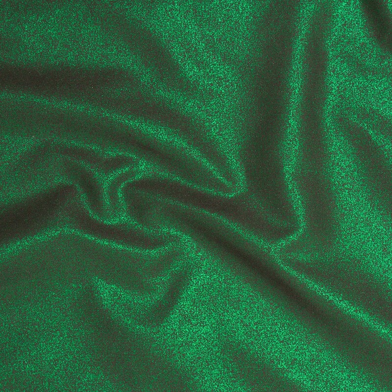 overhead shot of fabric that showcases the green sheen when the fabric is under light