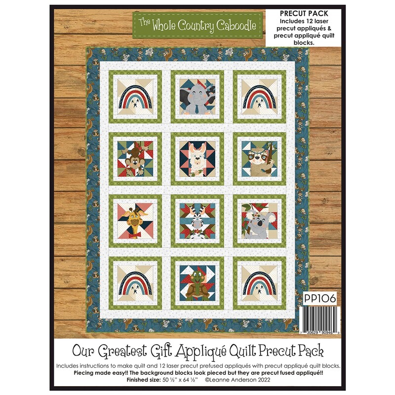 Our Greatest Gift Applique Quilt Precut Pack