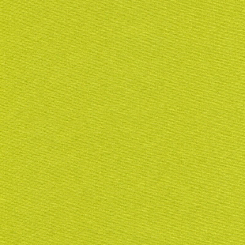 lovely solid bright lime green fabric