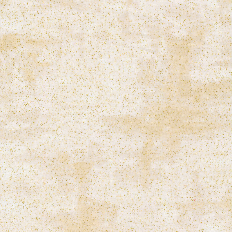 gorgeous light cream fabric featuring tonal block texturing and fine metallic gold speckling