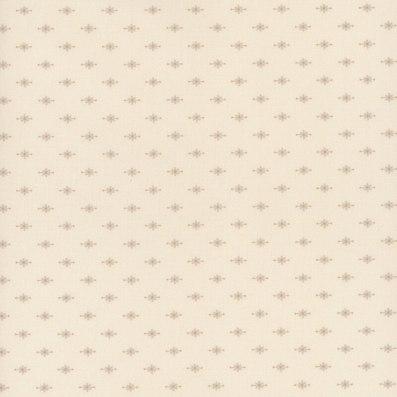 Cream fabric featuring small flower motifs